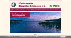 Desktop Screenshot of biosphaere-schaalsee.de
