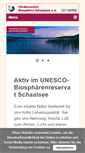 Mobile Screenshot of biosphaere-schaalsee.de